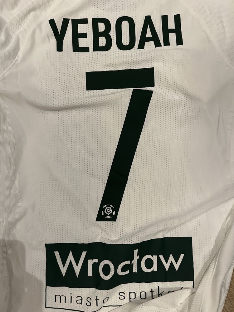 Koszulka meczowa WKS Śląsk Wrocław sezon 22/23 Yeboah NOWA