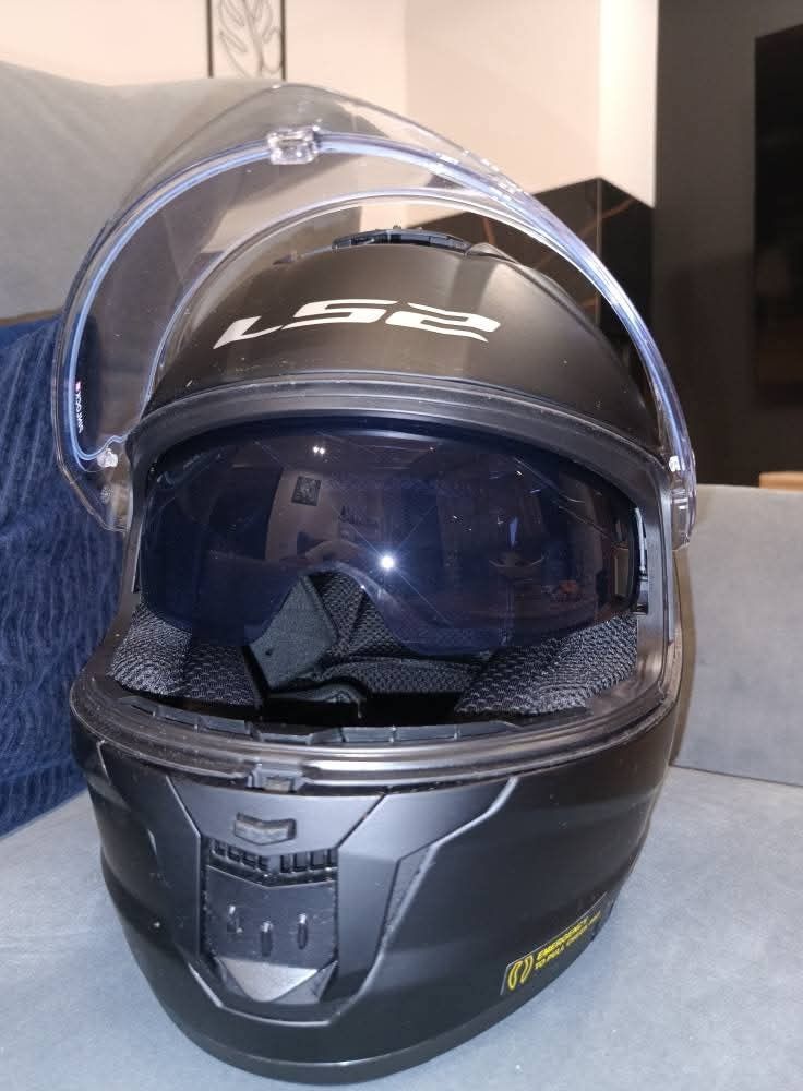 Kask LS2 Stream II rozmiar XS czarny mat z pinlockiem