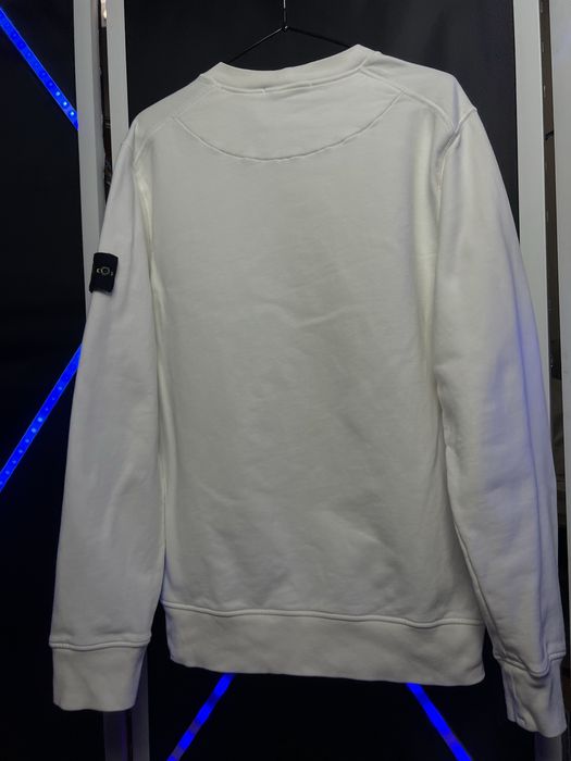 Білосніжний Світшот від Stone Island оригінал кофта