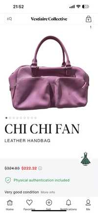 CHI CHI FAN шкіряна сумка