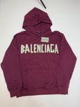 Худі Balenciaga Tape Type hoodie M L oversized