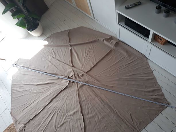Pokrycie, poszycie parasola ogrodowego, baldachim 290cm, jak nowy