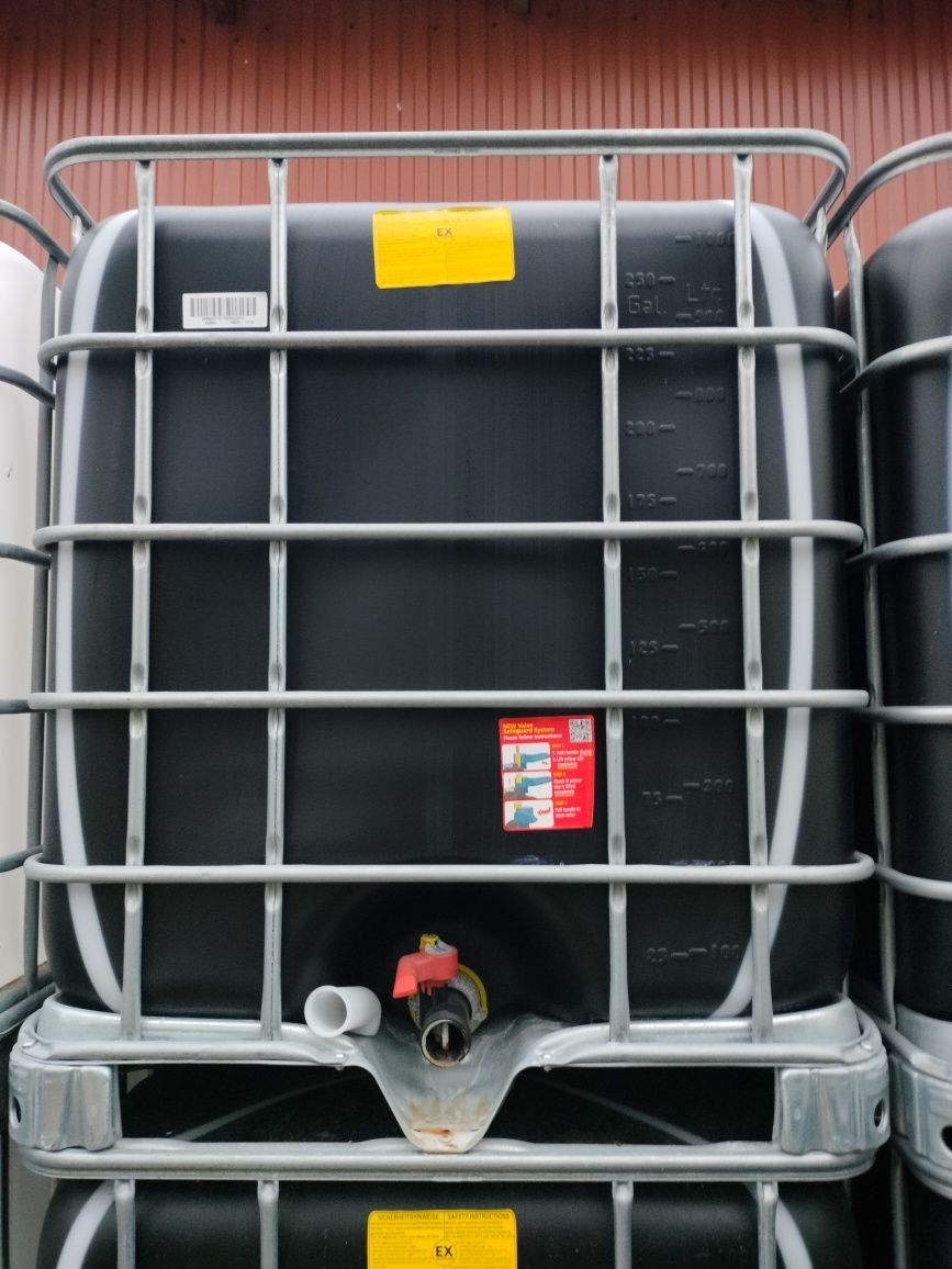 Beczka mauzer paletopojemnik IBC małzer kontener na wodę 1000l 600l