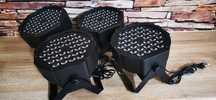 LED Pary 36x3W RGB komplet 4 sztuki + piloty