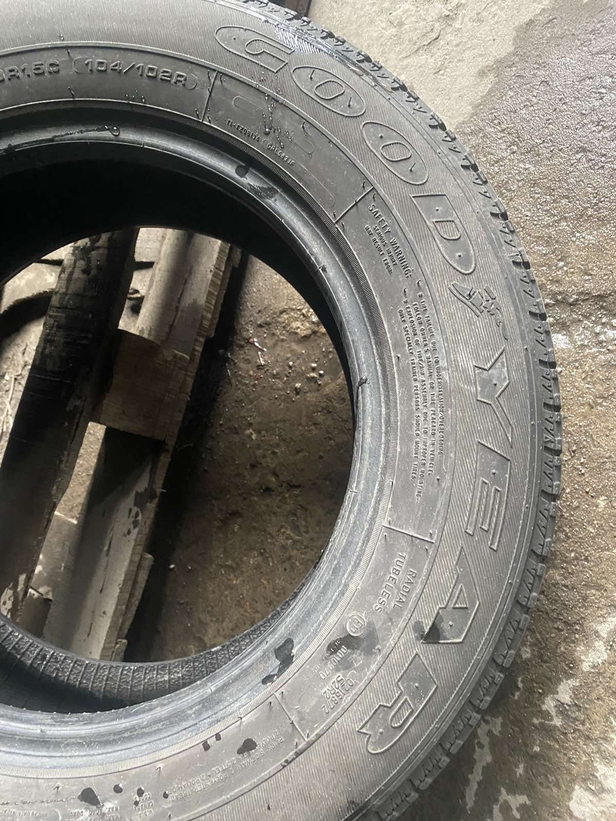 195.70.15c GoodYear 1шт БУ склад шины резина из Европы всесезон цешка