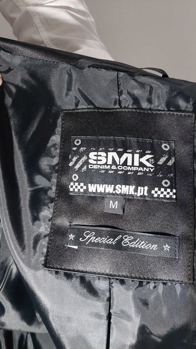 Fato Preto Acetinado SMK para Homem