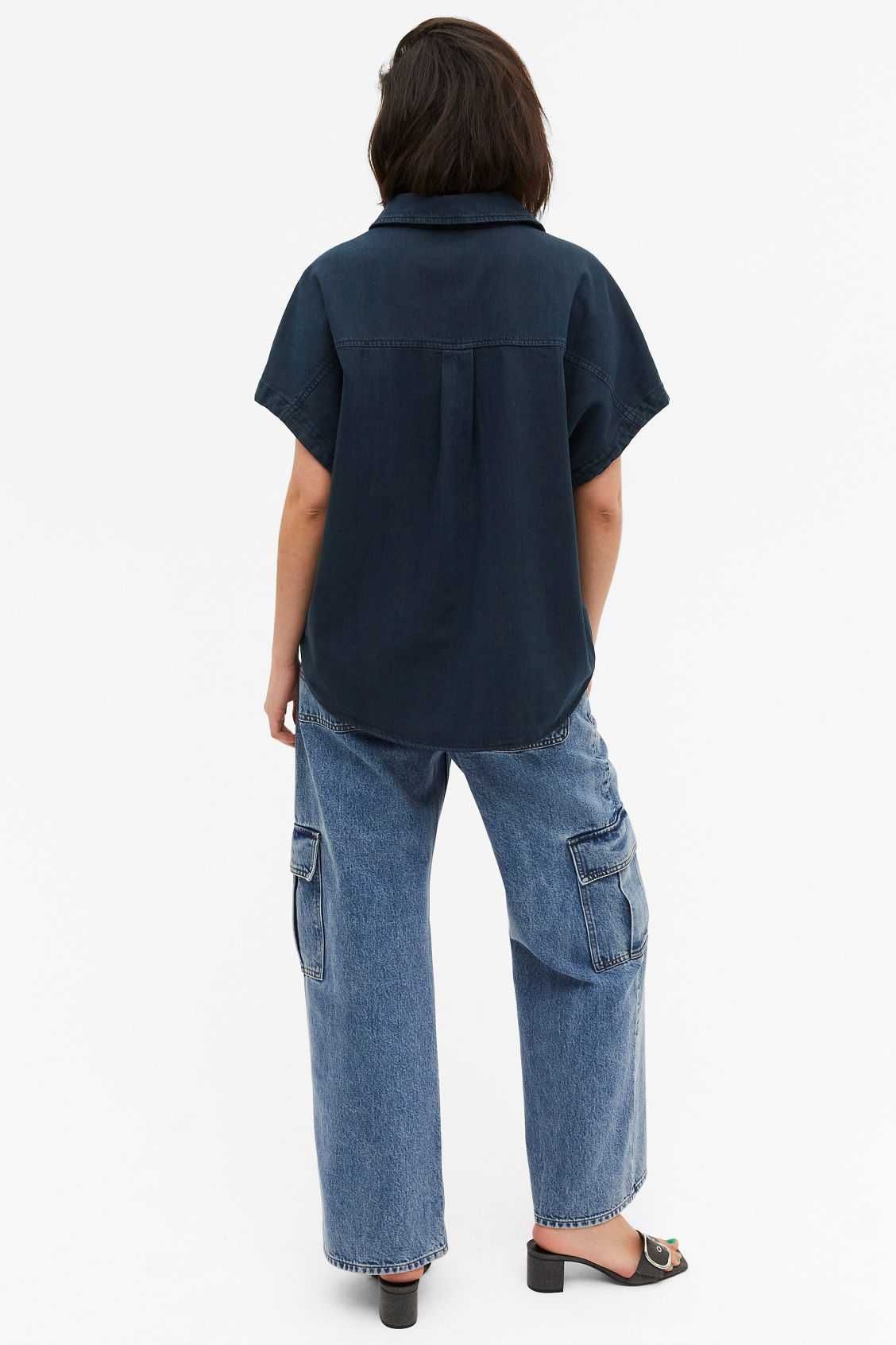 Крута джинсова сорочка Monki в стилі oversize, XL