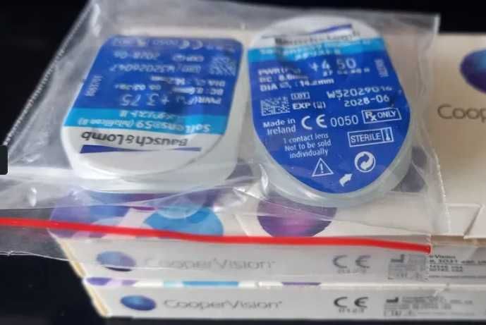 Soczewki kontaktowe Soflens59 +3,75 lub +4,5 2szt