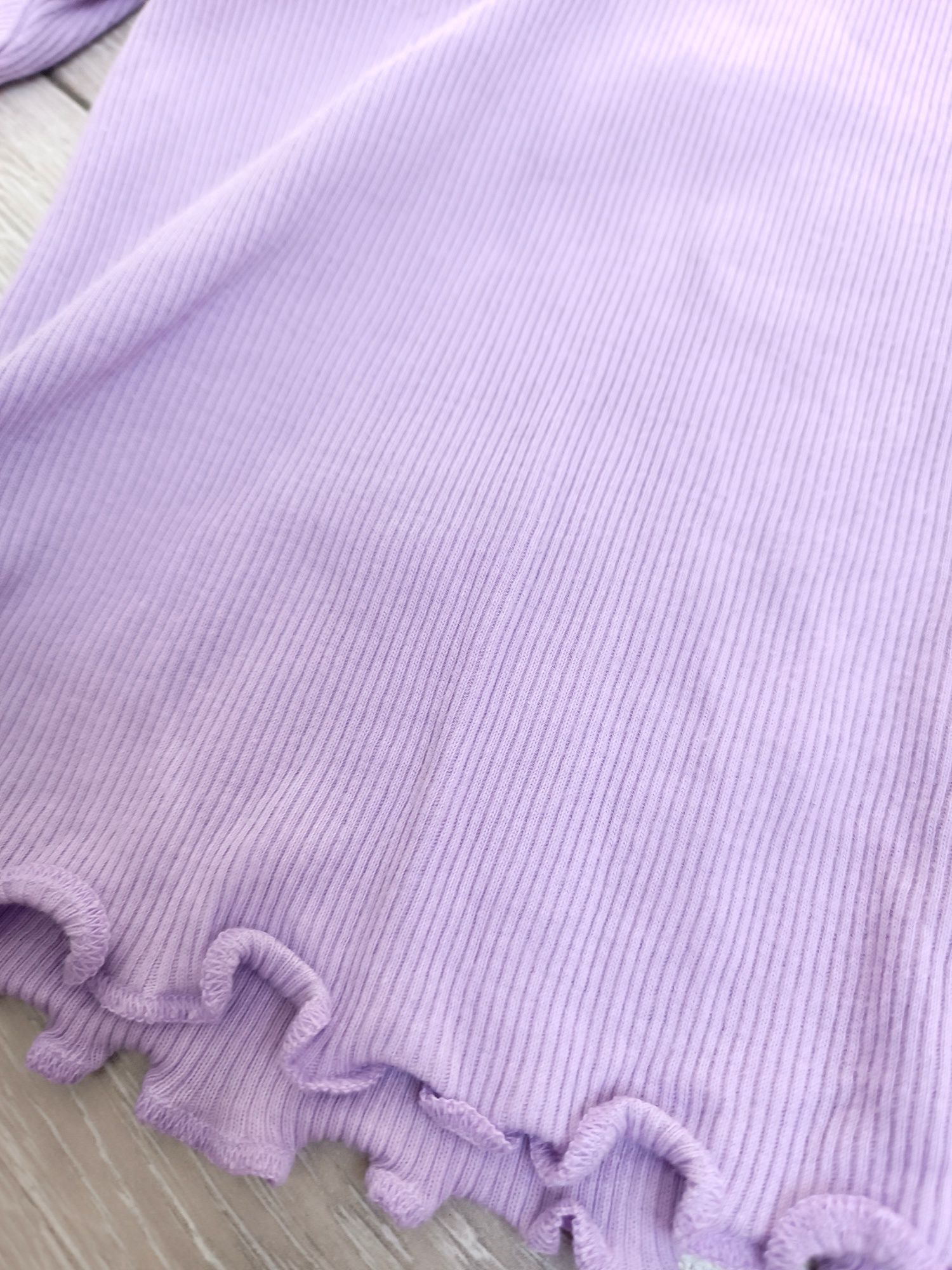 Bluzka damska S M prążkowana krótka crop top z długim rękawem Lee