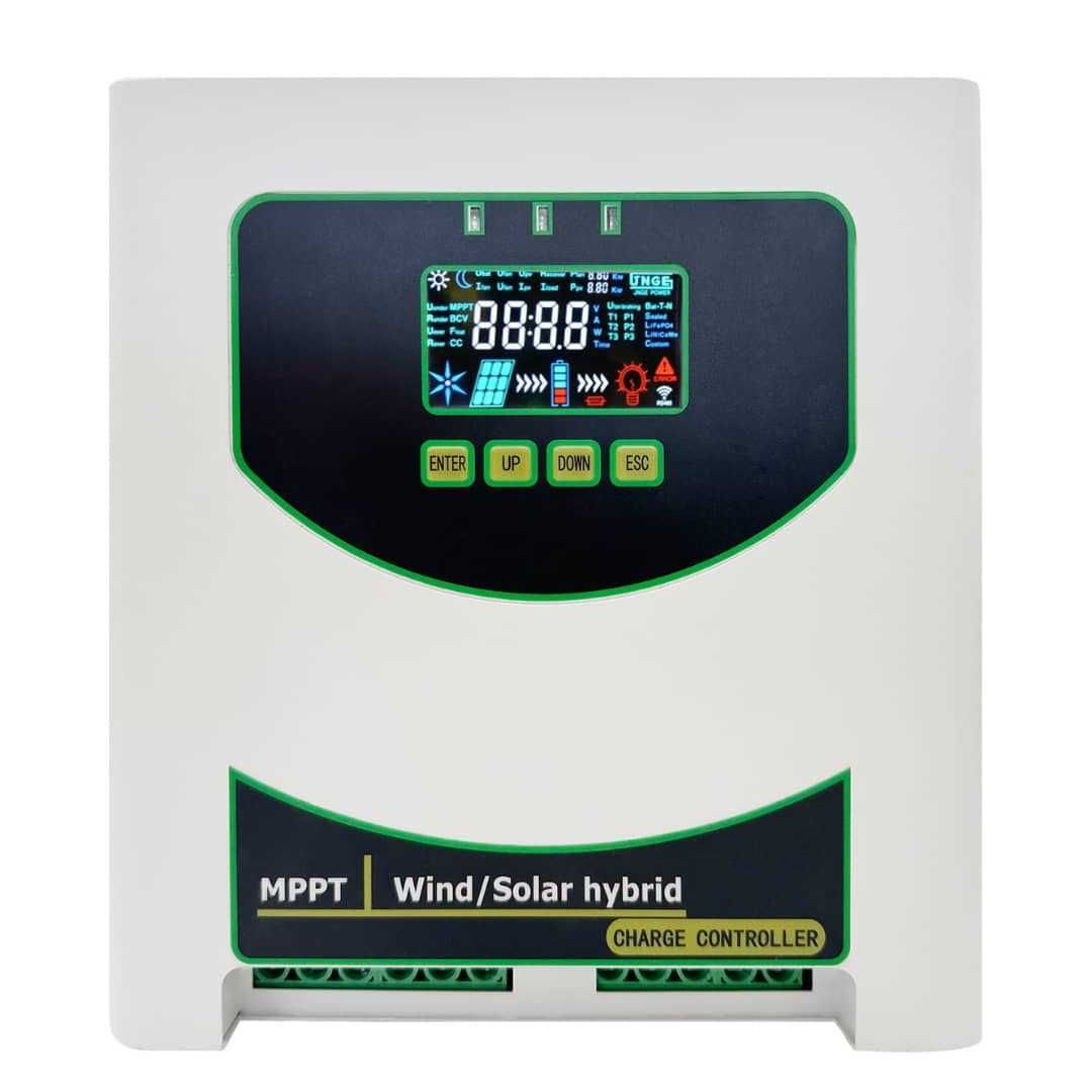 Гибридный MPPT 12/24/48V контроллер UNGE Wind/Solar   ветрогенератора