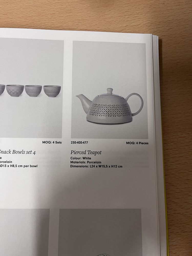 Czajniczek dzbanek Teapot Pols Potten porcelana