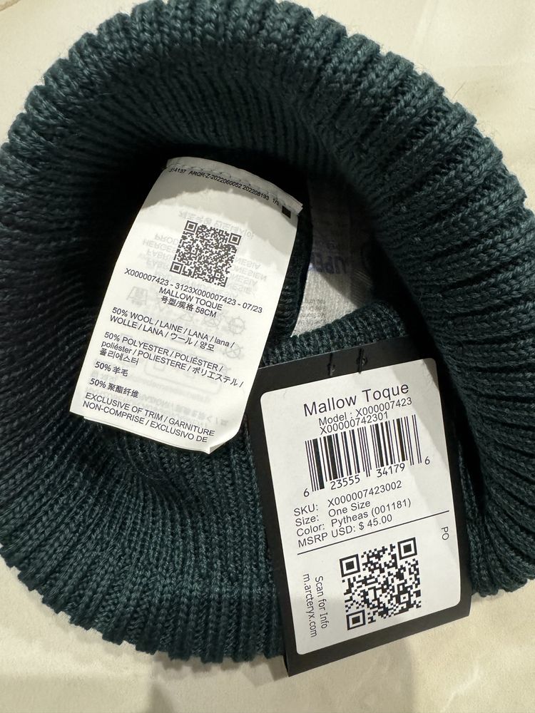 Шапка Arc'teryx Mallow Toque оригінал оригинал