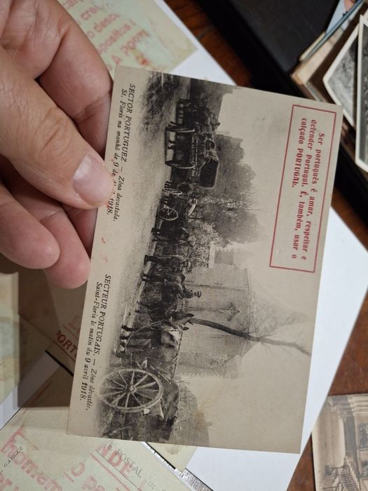 7 Postais antigos CEP grande guerra Portugal promocionais