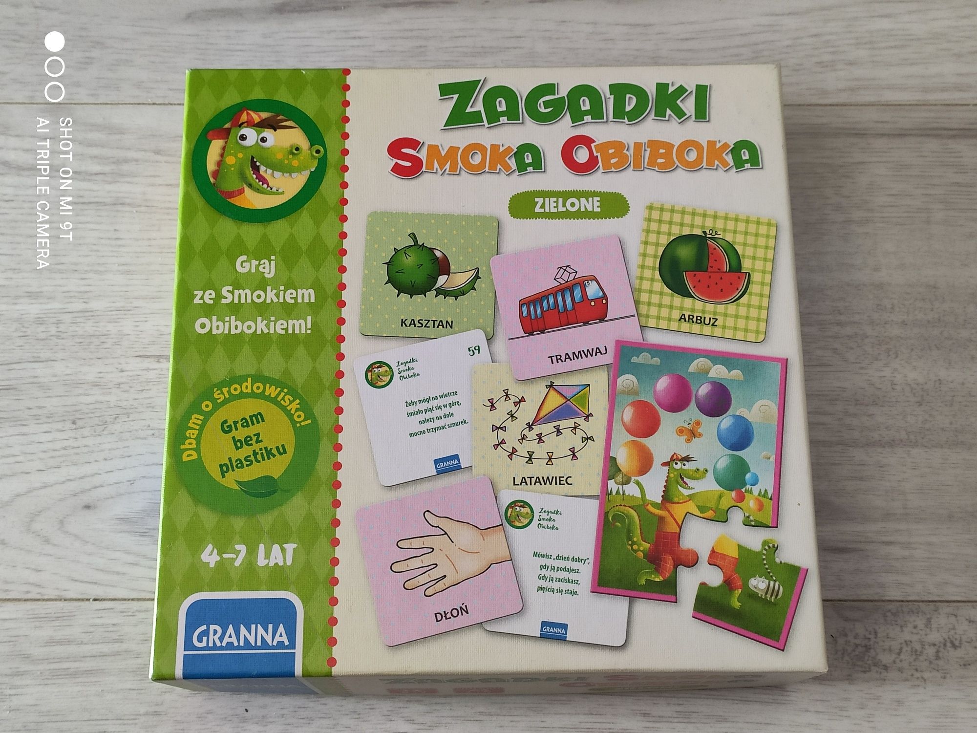 Granna Zagadki Smoka Obiboka: Zielone