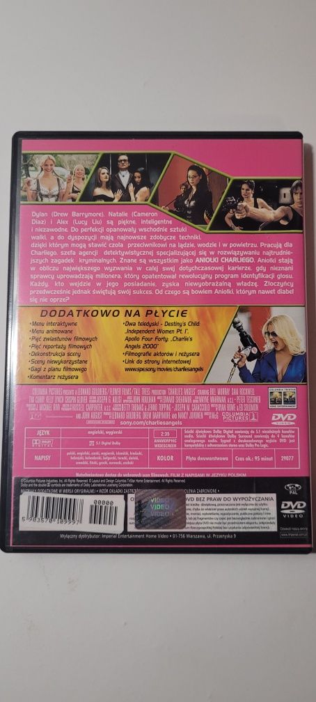 Film Aniołki Charliego płyta DVD