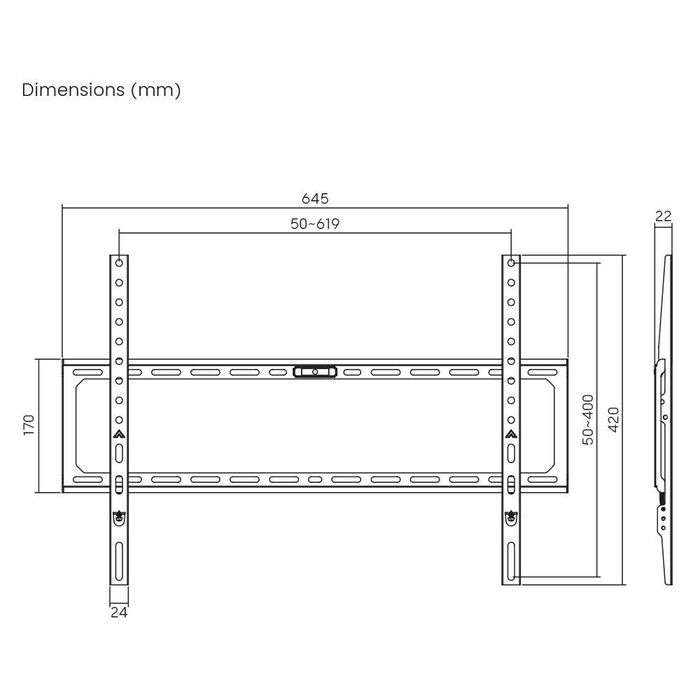 Кронштейн для тв 37"-85" Кріплення для телевізора ITech PLB-64