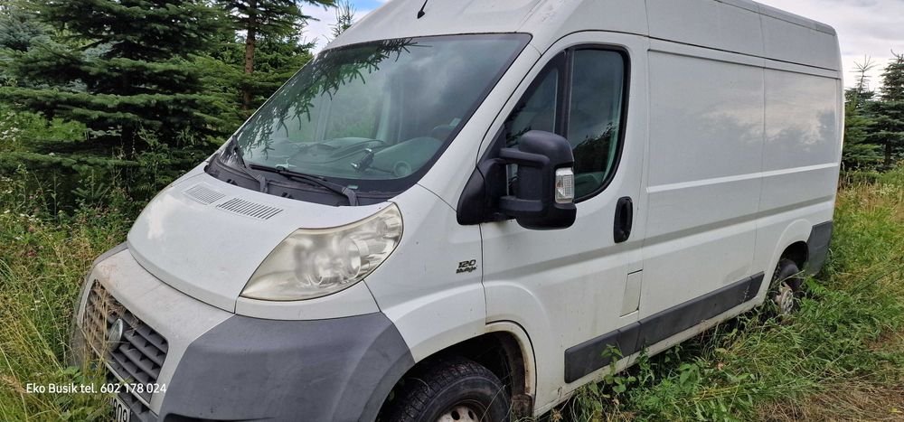 Fiat Ducato L2H2 hak 2007 VAT 23% uszkodzony silnik