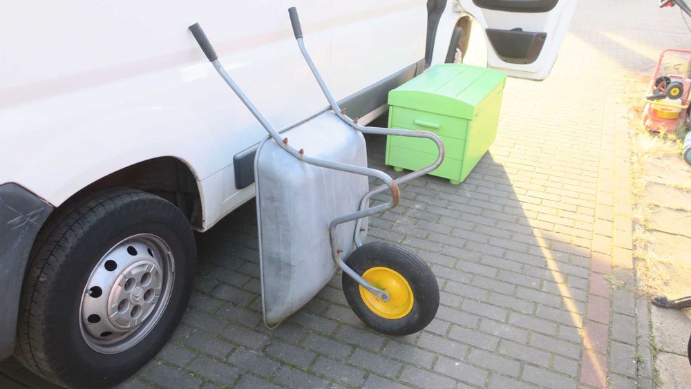 Taczka koło pompowane