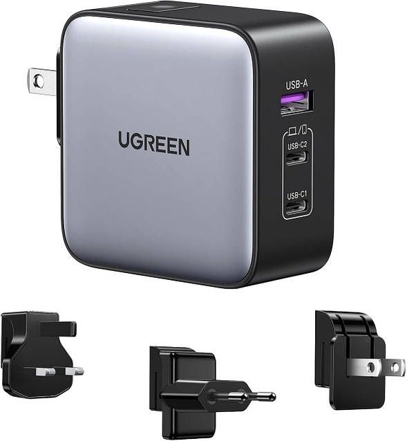 Зарядний пристрій мережевий Ugreen Nexode 65 W (CD296)