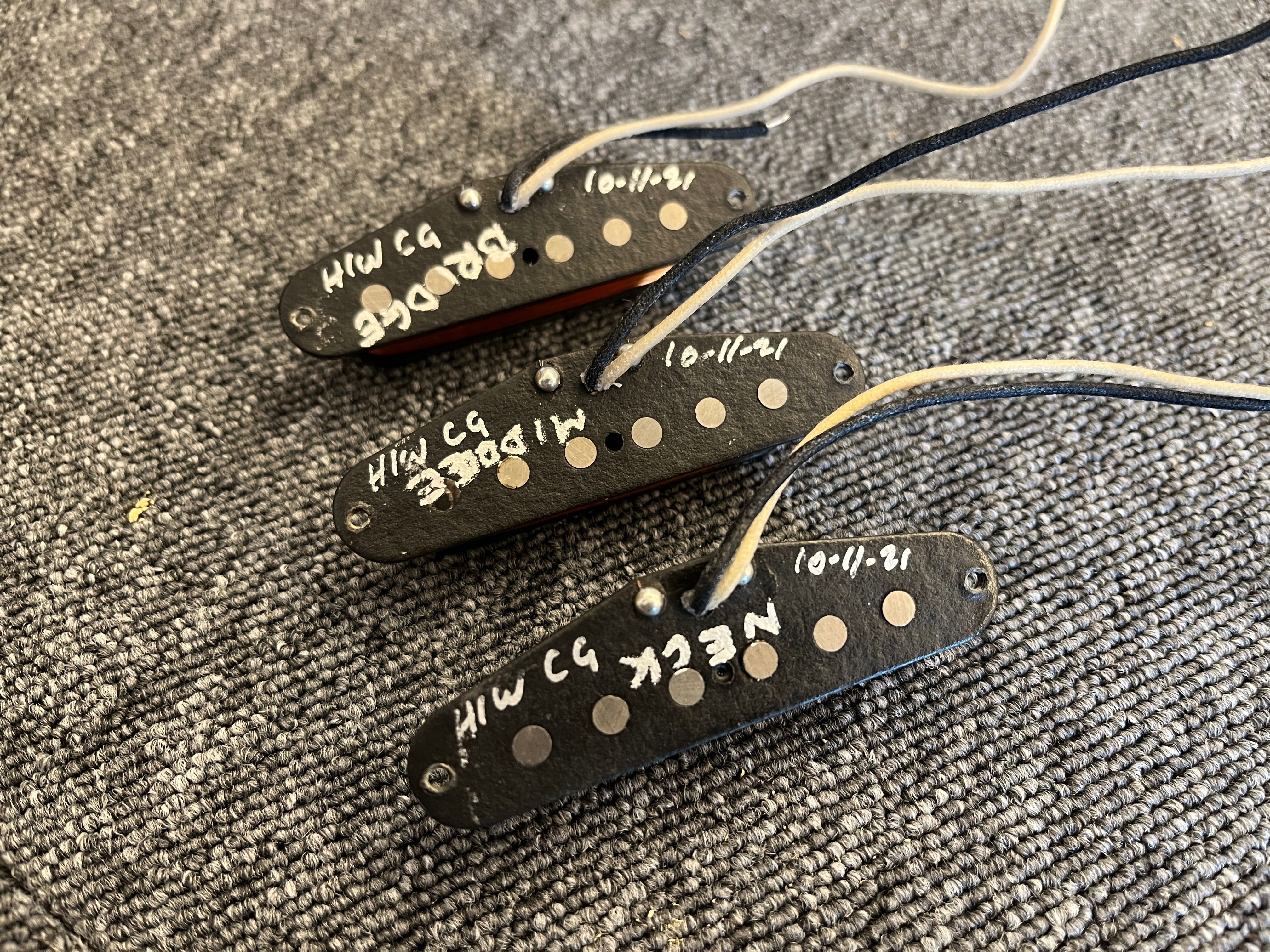 Fender Custom Shop Stratocaster Pickups Set 59 Celina Garcia HW relic