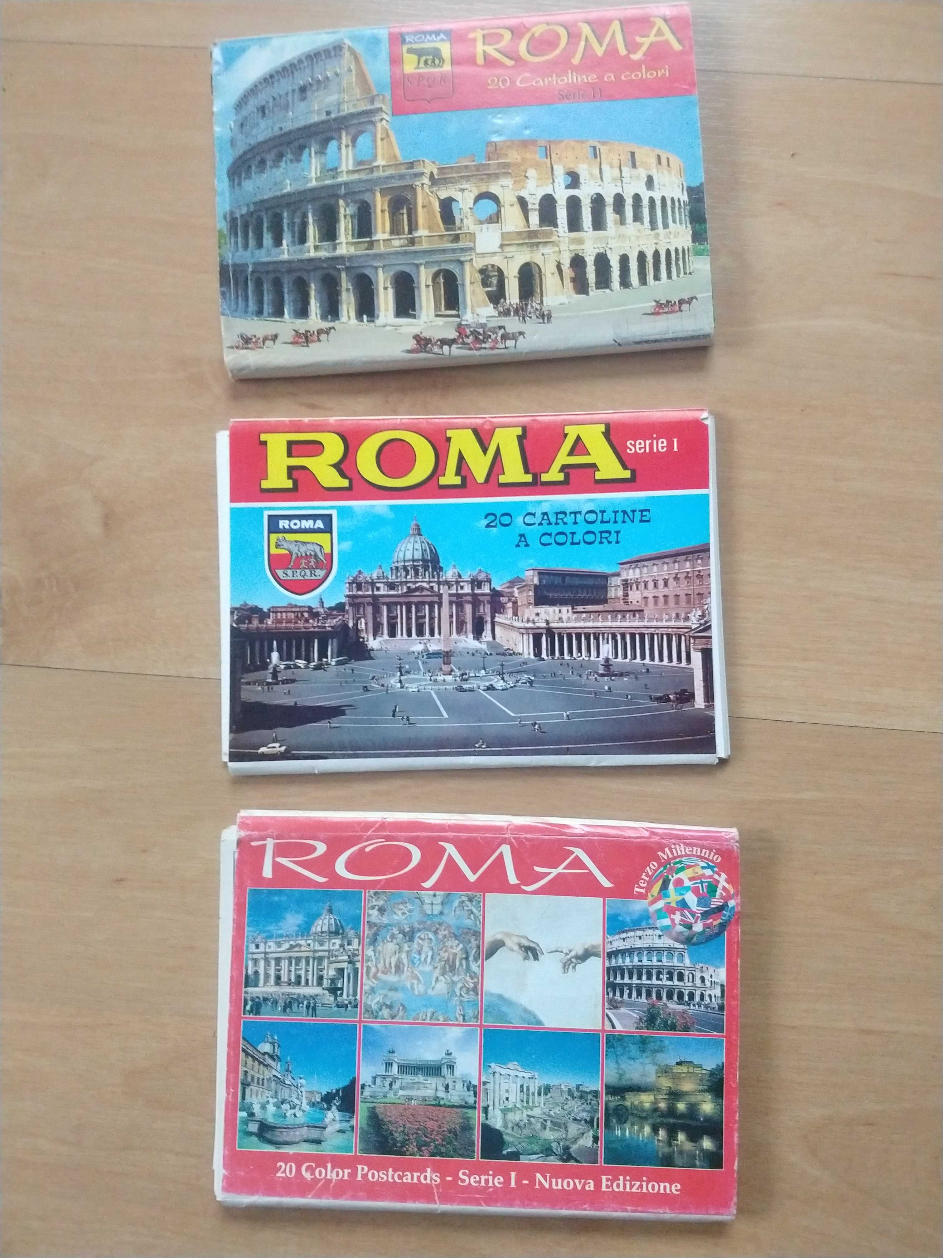 Pocztówki Widokówki Rzym Roma 45 sztuk czyste