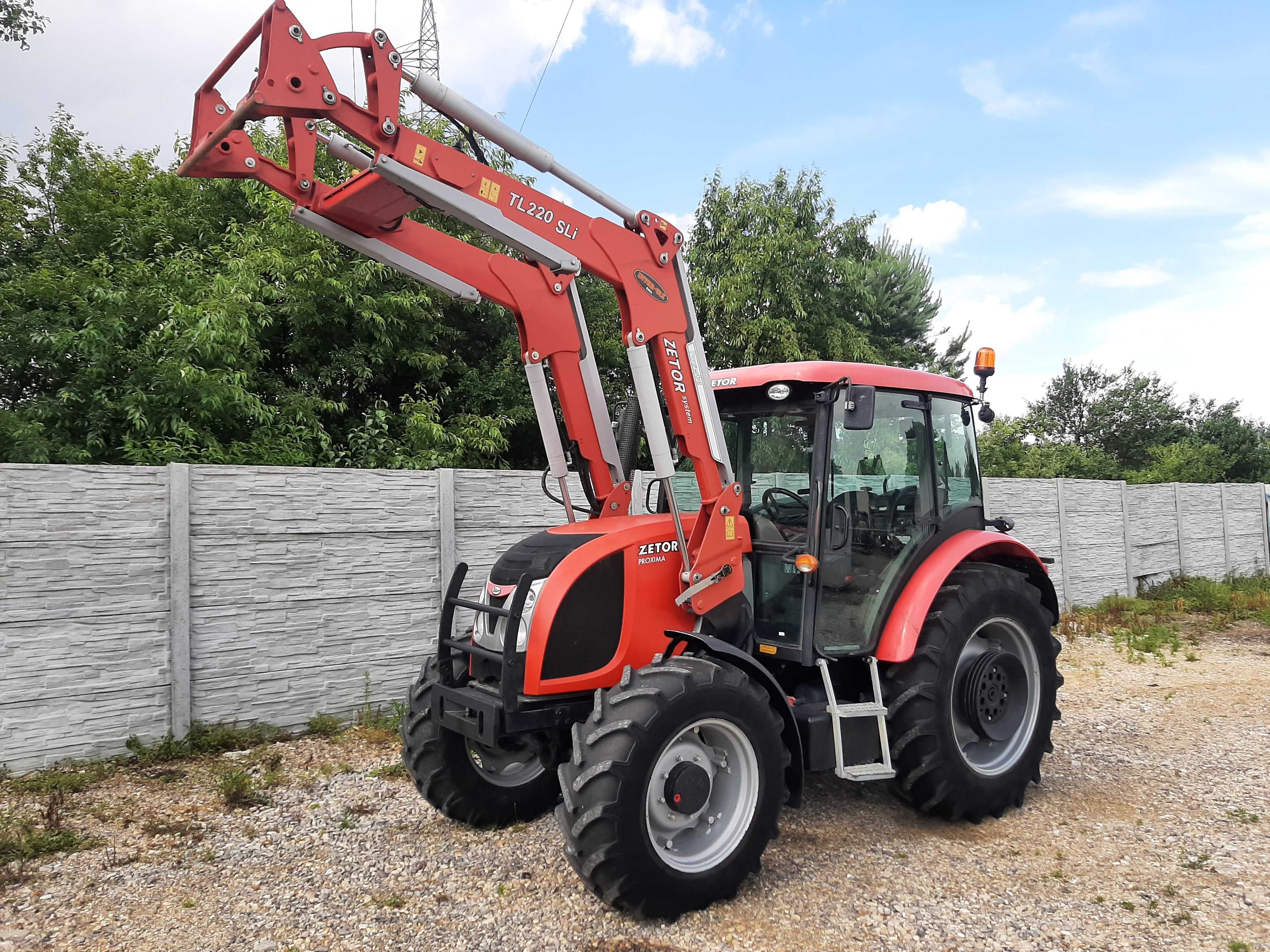 Ciągnik rolniczy Zetor Proxima 6441 08r Tur Ładowacz Czołowy Forterra