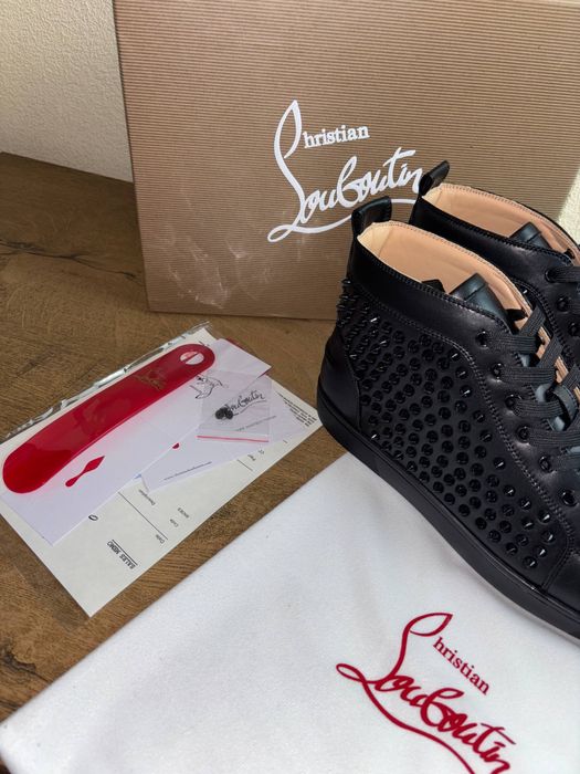 Christian louboutin Кеди крістіал лабутін високі лабутани кросівки