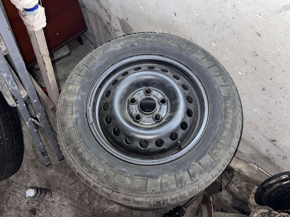 Диски 3шт з шинами 5 x 112 r15 vw t4 225/70r15c