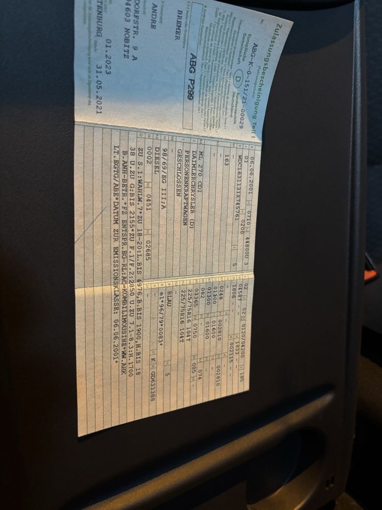 Mercedes ML270 Manual Z Nieniec 2.7 CDI