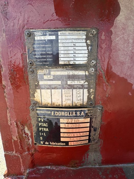 Причіп (тентований) зерновоз