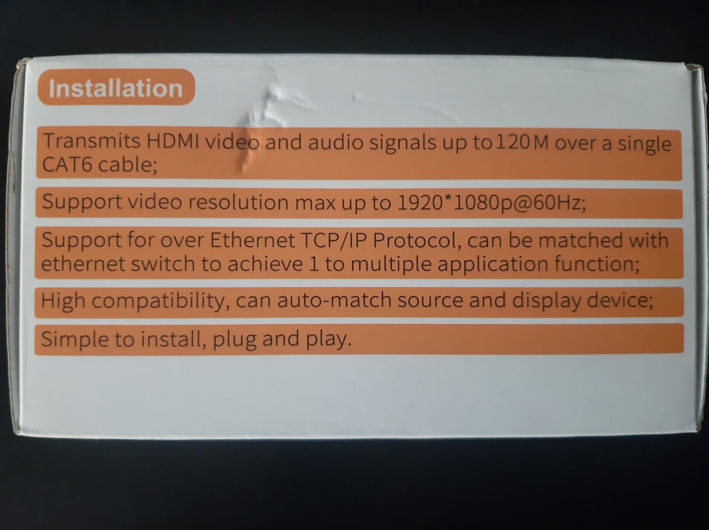 HDMI extender over IP