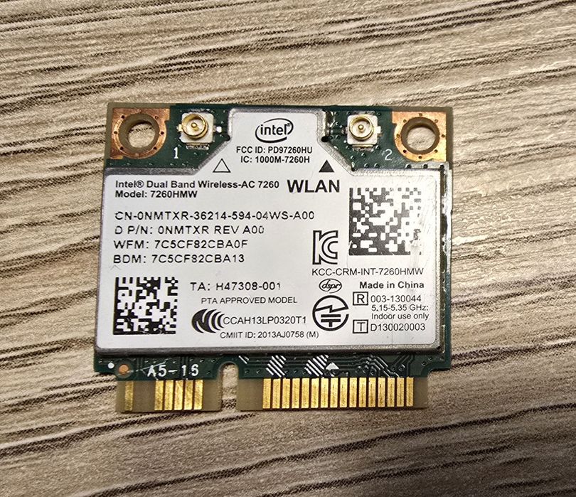Karta WiFi Intel 7260HMW
