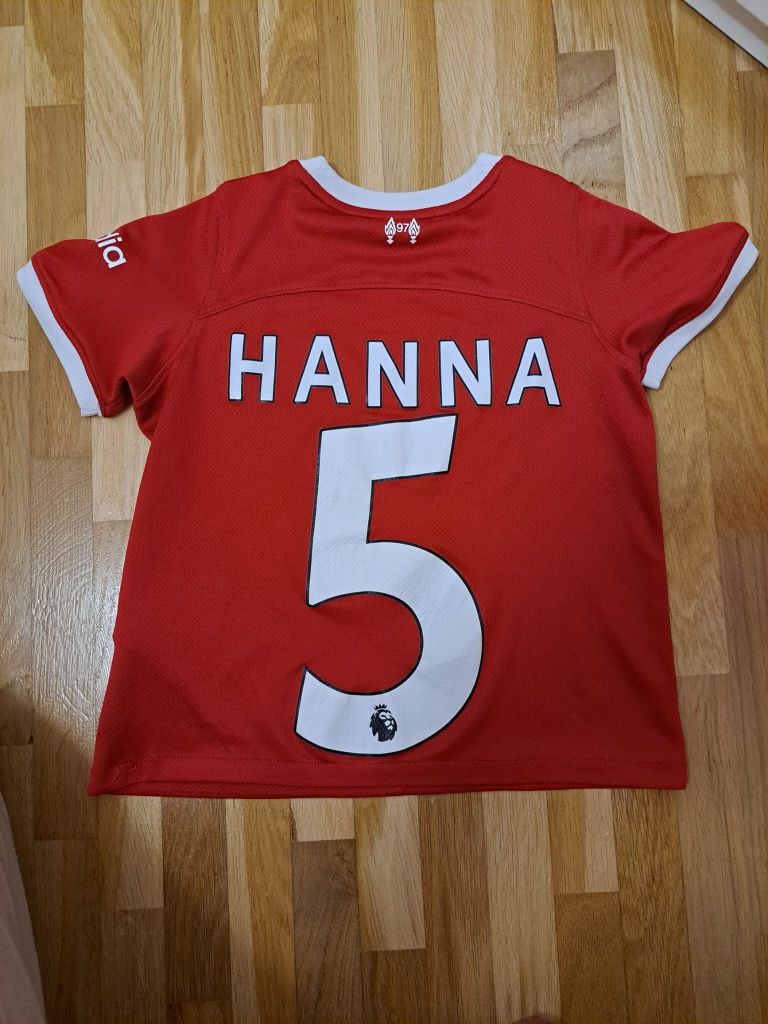 Koszulka piłkarska, sportowa, dziecięca Nike Liverpool FC 23/24, czerw
