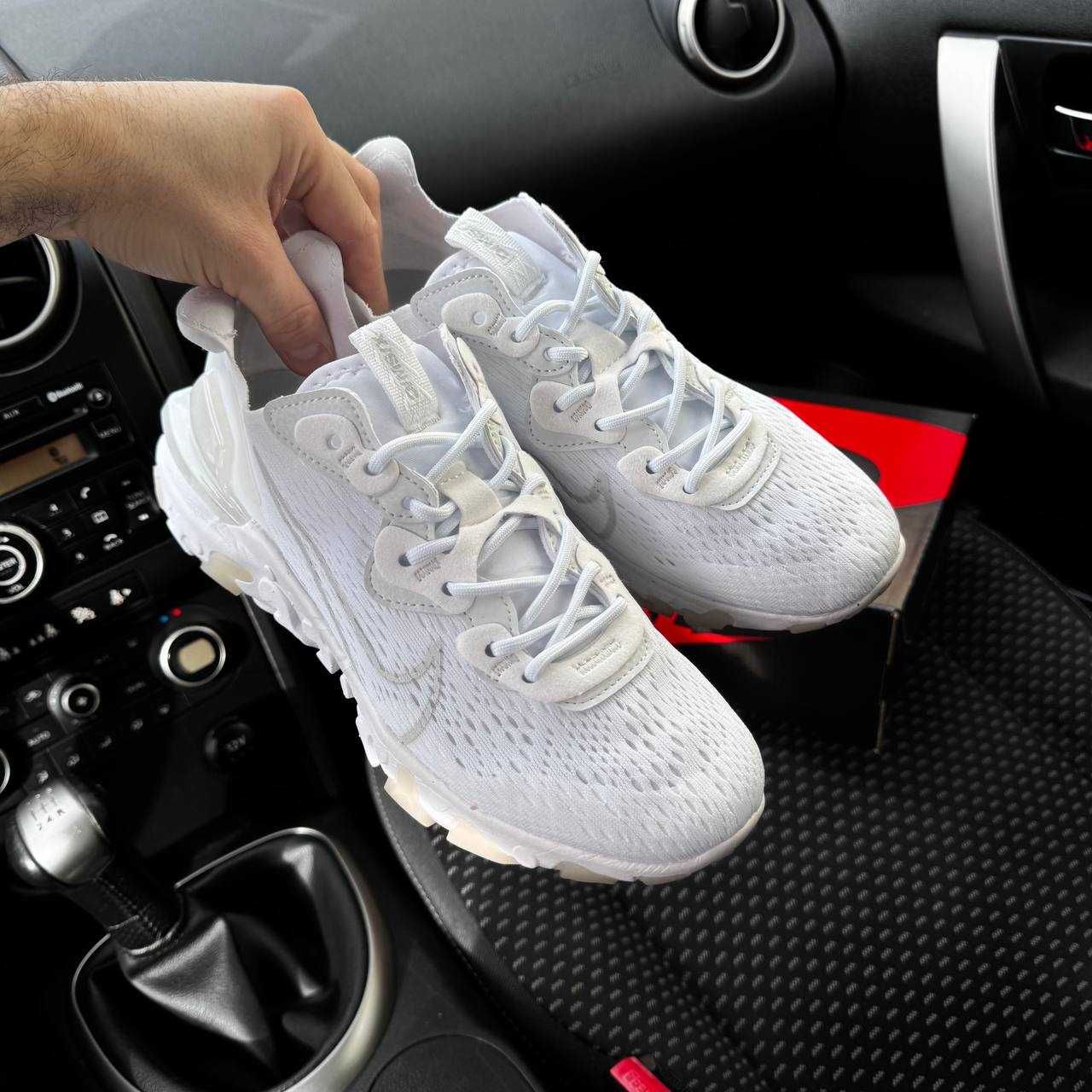 SALE! Nike React Vision All White 40 41 42 43 44 45 найк реакт віжин