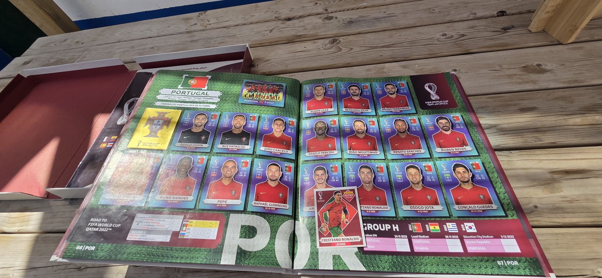Caderneta completa Qatar 2022
