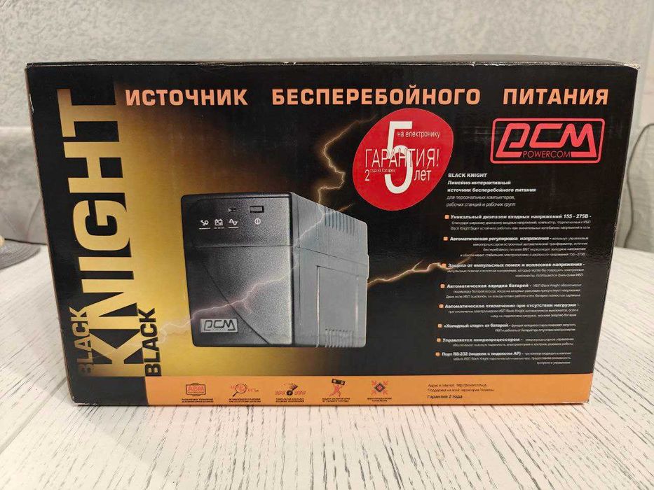 Powercom Black Knight BNT-600A Новий