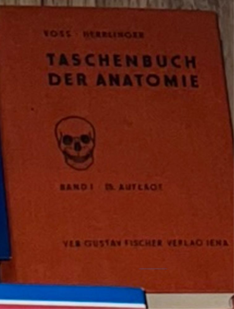 Anatomia po niemiecku taschenbuch der Anatomie