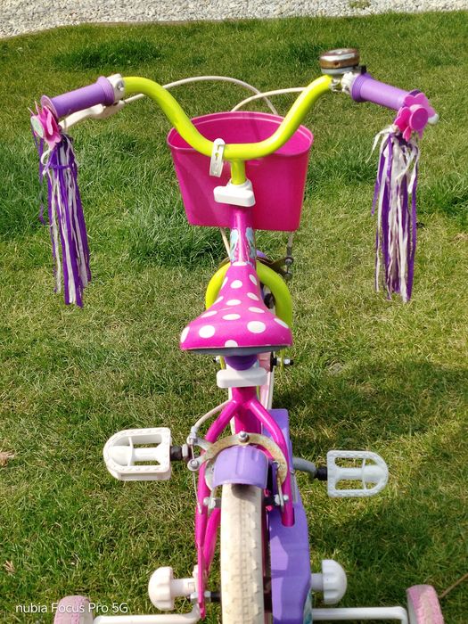 Rowerek dla dziewczynki koła 12
