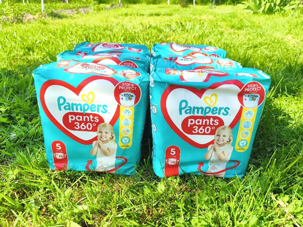 Трусики памперс блок 168шт економ пакування розмір 5 Pampers