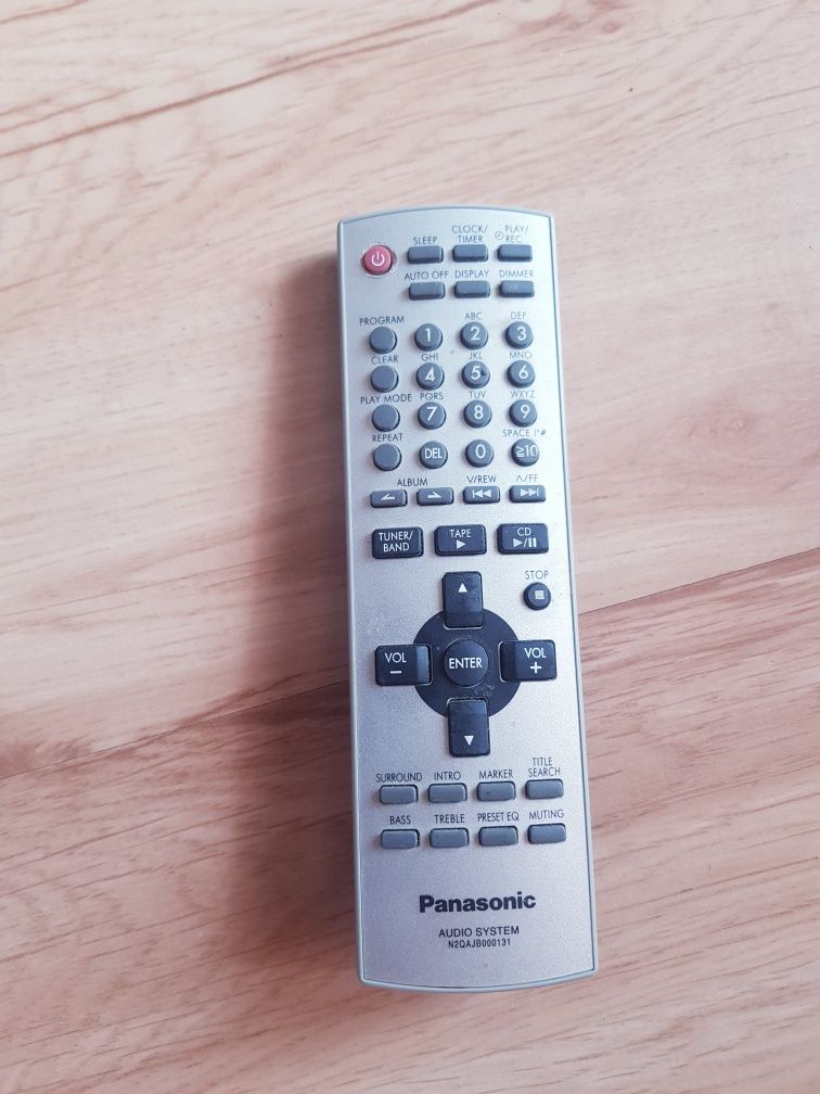 Oryginalny pilot PANASONIC N2QAJB000132 - AUDIO SYSTEM - CD