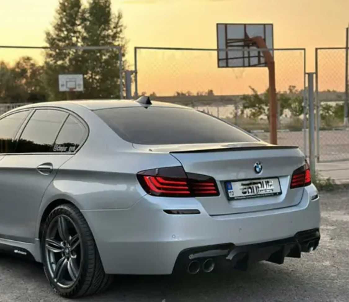 Спойлер BMW style M5 F10 series 2010 - 2017 цвет черный глянец