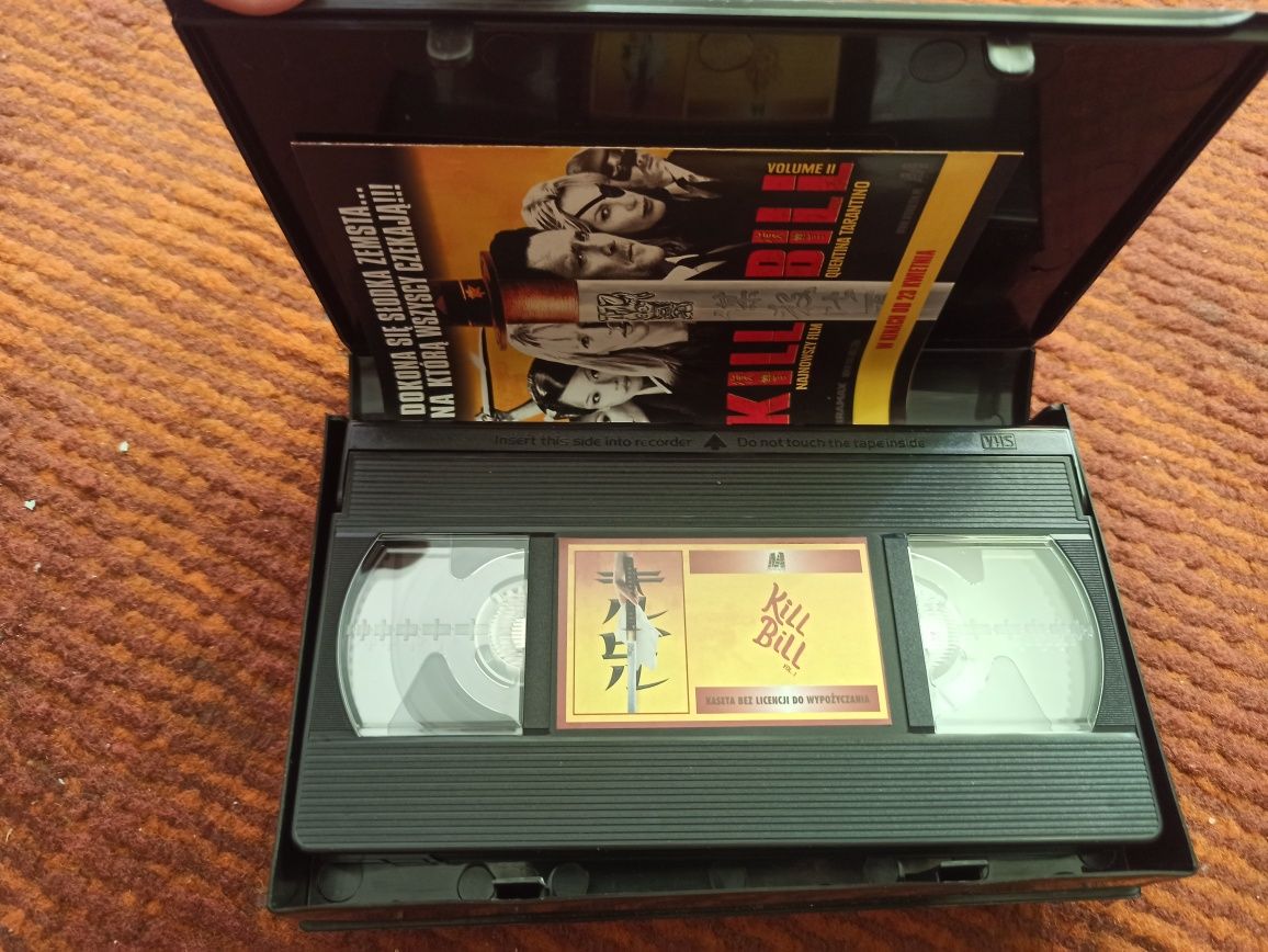 Kaseta VHS dla kolekcjonerów Kill Bill Vol.1 Tarantino Qentin Nowa