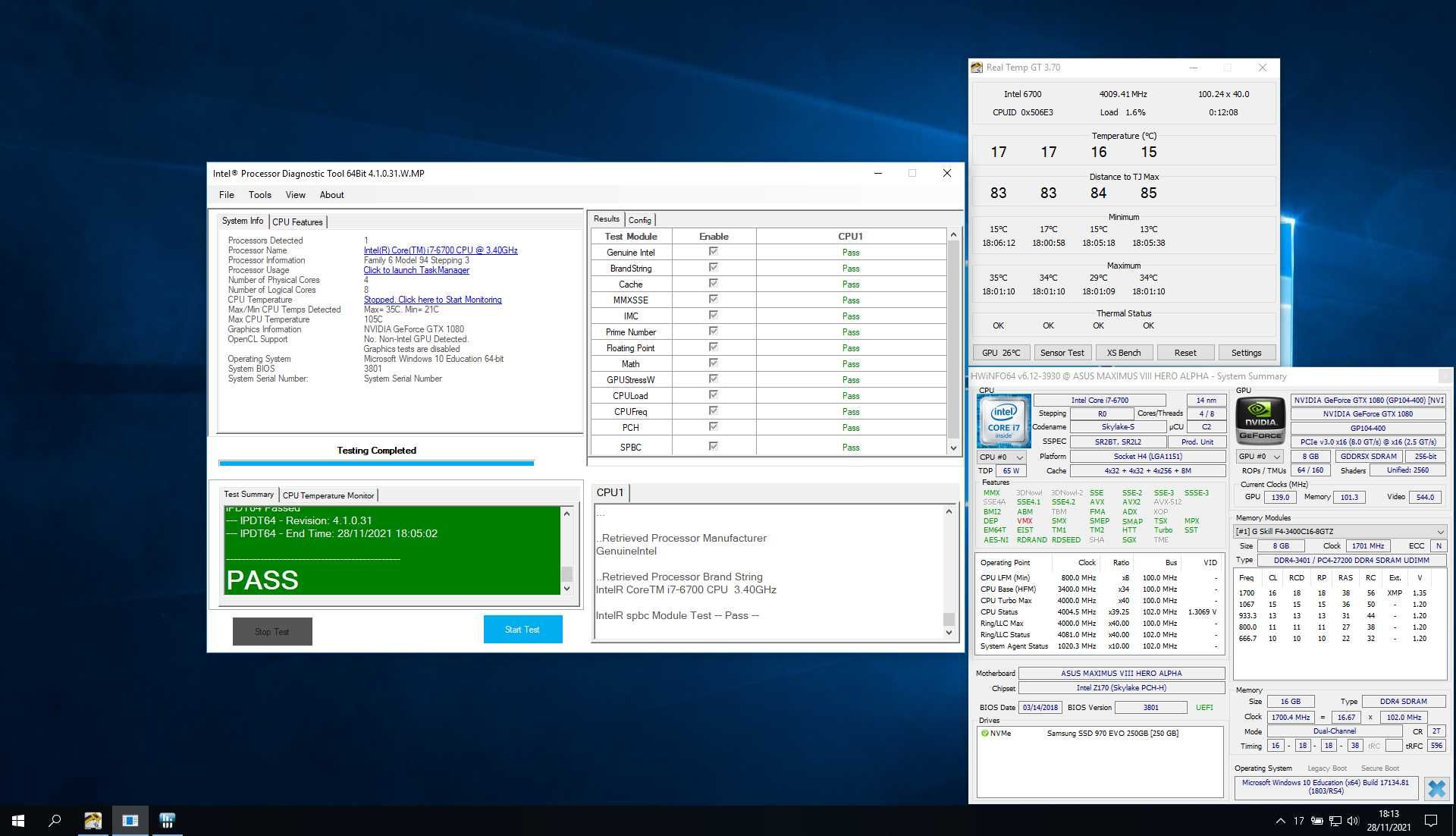 Intel i7-6700 (3.4 Ghz) - Processador (CPU) (5) DELIDDED