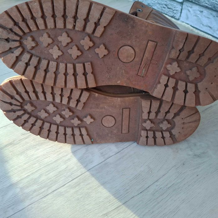 Шкіряні чоловічі ботінки, чоботи, берці 46 р 31 см.