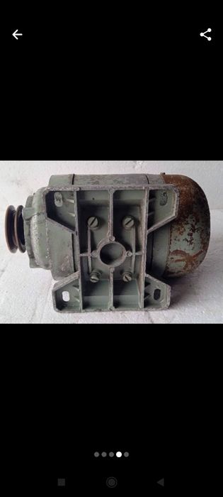 Zabytkowy silniki elektryczny , PRL.