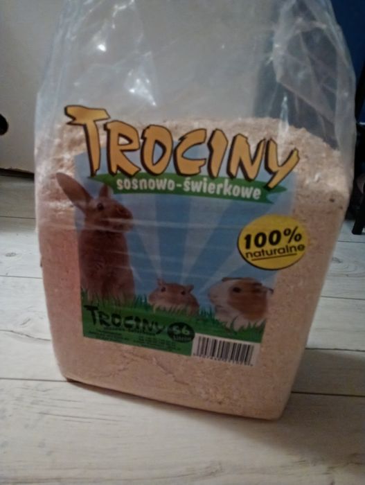 Trociny duża paczka dla gryzoni ściółka