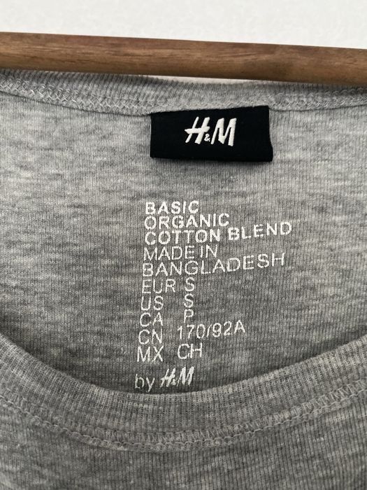 Camisola de alças cinzenta da H&M