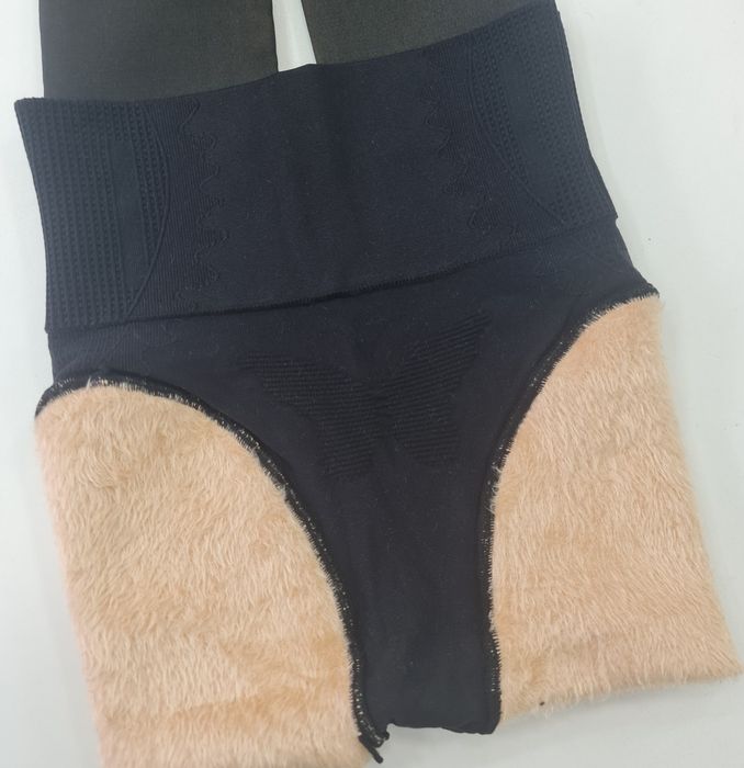 Колготки на хутрі з утягуючими трусиками