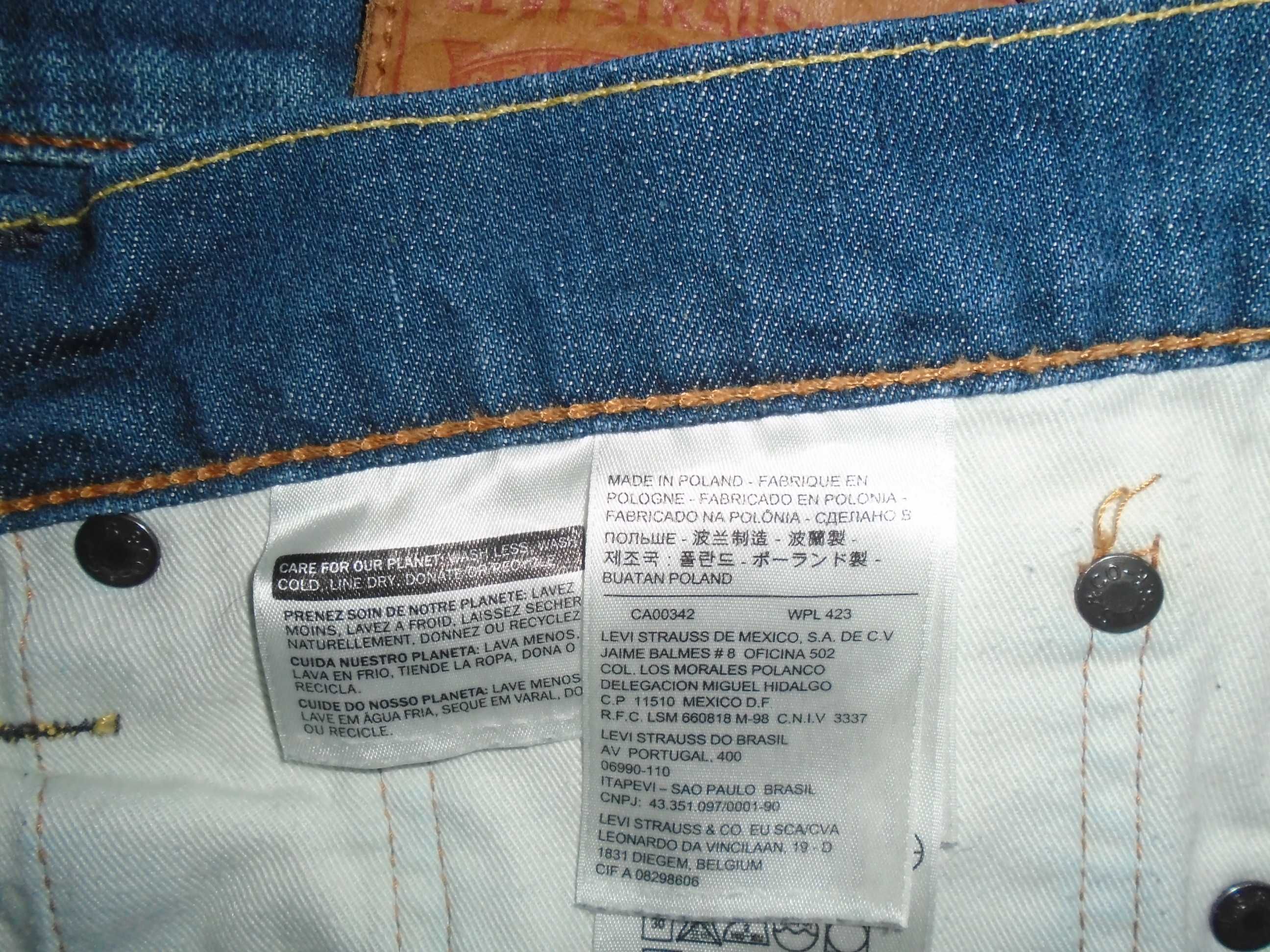 Джинсы Levis 511 USA W34 L32-33