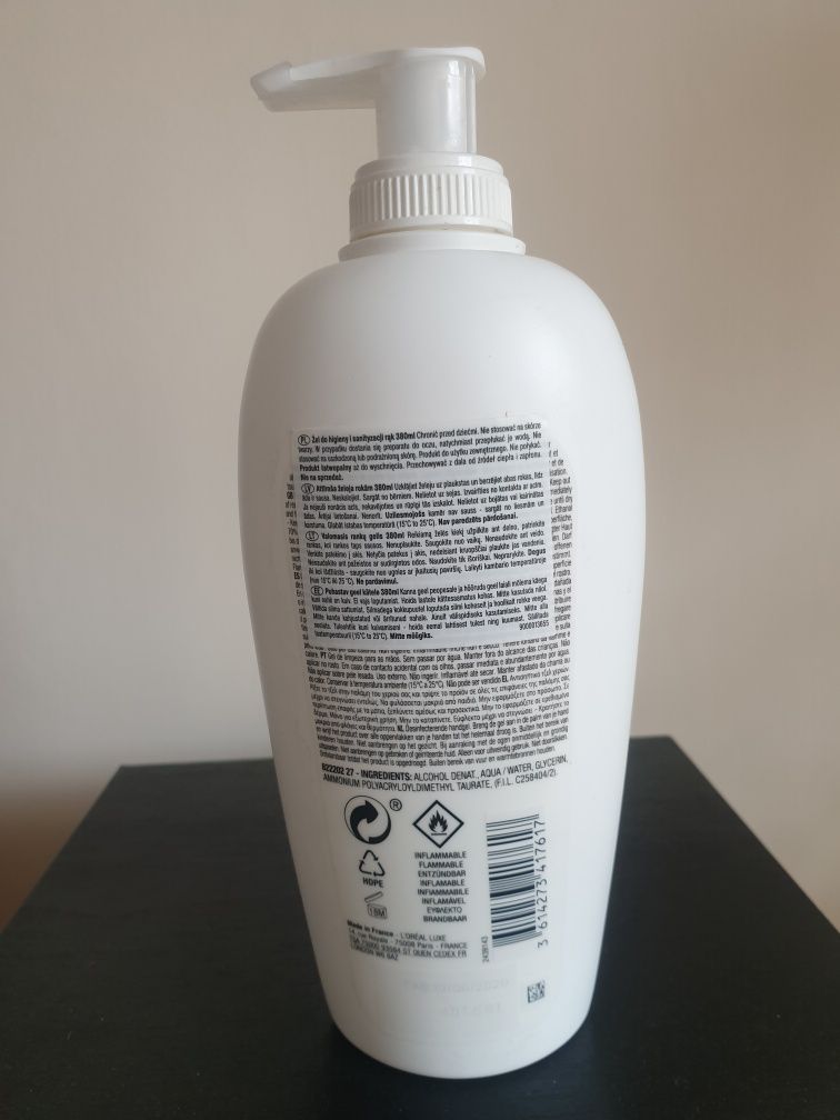 L'oreal Luxe - żel do higieny rąk 380 ml. 11 sztuk